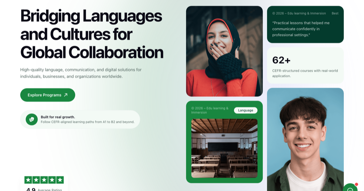 Edu Learning & Immersion — Unlock Fluency in French and Other Languages ...
